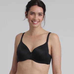 Soutien-gorge coque aux armatures amovibles noir 24h Soft Absolu